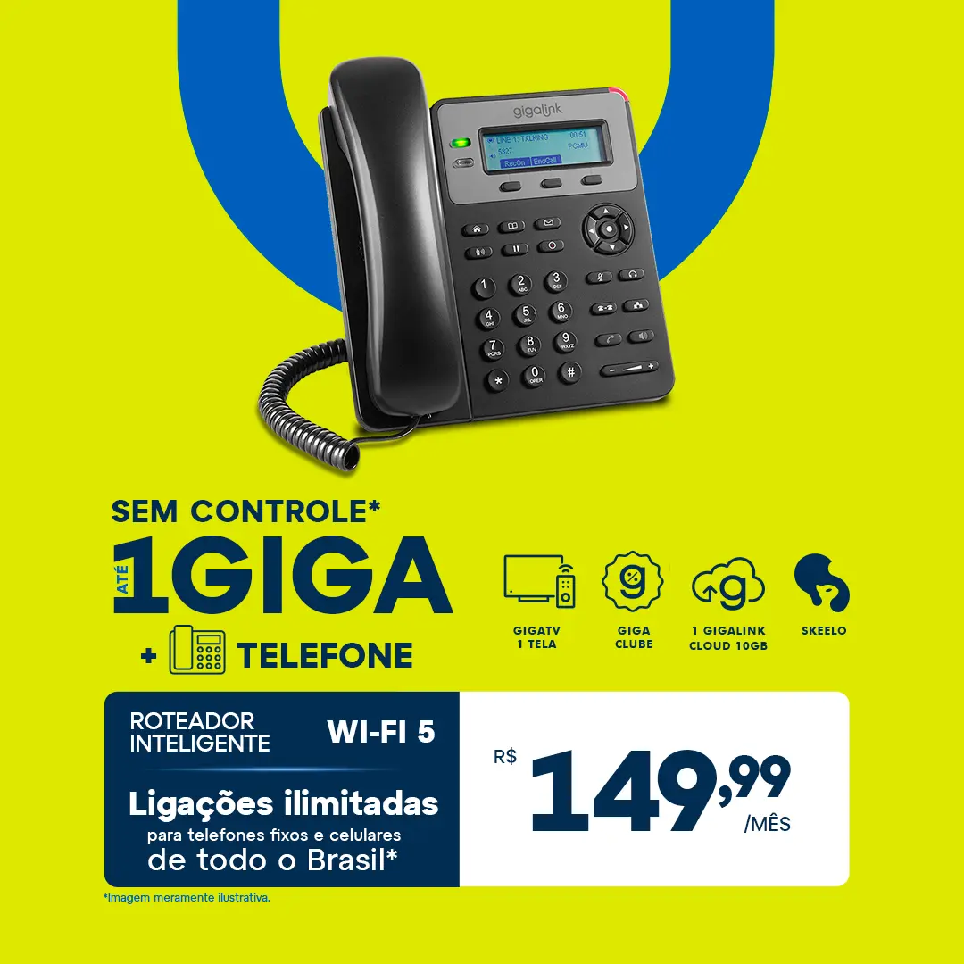 Plano De Internet Empresarial Talk Da Gigalink. Assine Agora!